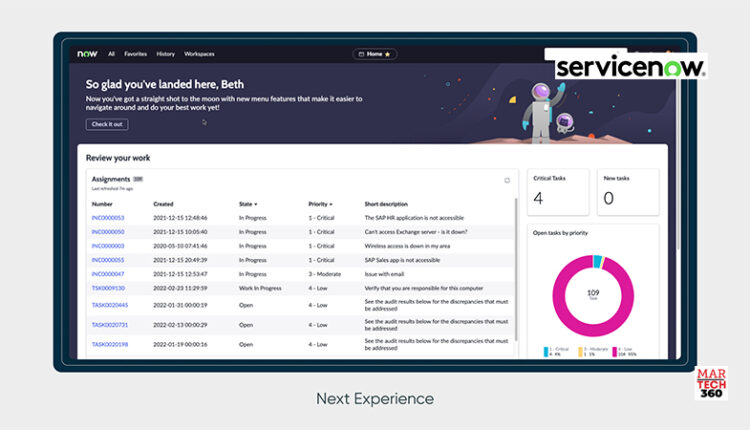 Latest ServiceNow Platform Release to Accelerate Productivity and Digital Transformation with Modern Design, Expanded Hyperautomation Tools