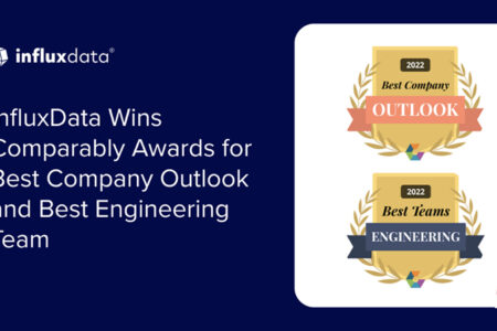InfluxData Wins Comparably Awards for Best Company Outlook and Best Engineering Team