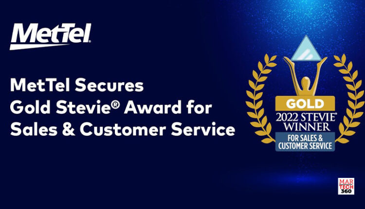 MetTel Secures Gold Stevie® Award for Sales & Customer Service