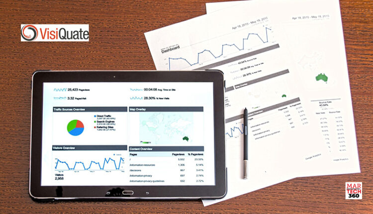 VisiQuate Launches Multiple Enhancements to Advanced Analytics Suite