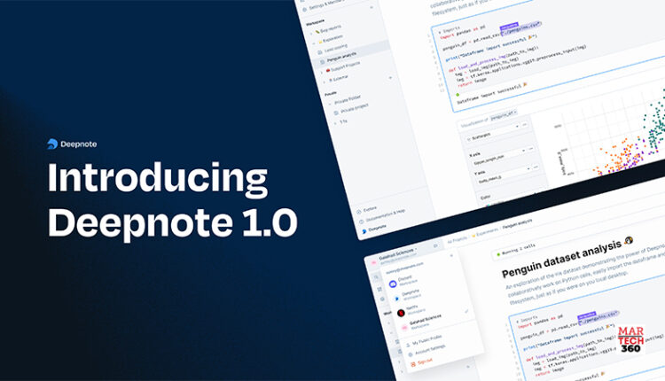 Deepnote Comes Out of Beta to Make Data Science and Analytics Collaborative