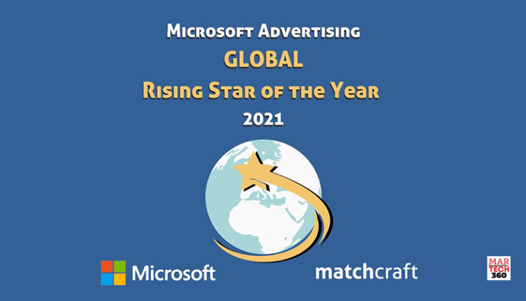 MatchCraft Again Recognized as Global Rising Star of the Year at Microsoft Advertising Partner Awards