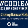 TRG Screen Recognized by SIIA as Best Compliance Solution