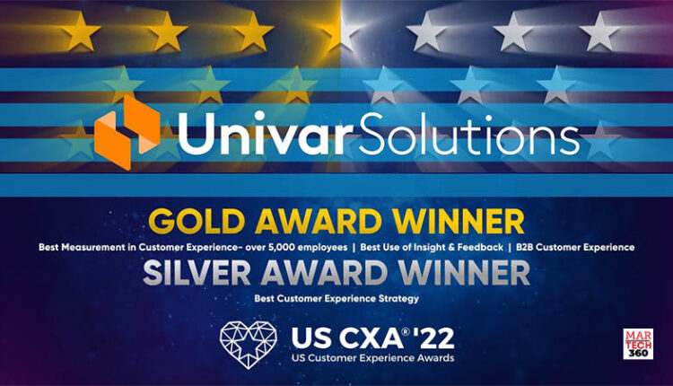 Univar Solutions Receives Top Recognition in USCX Awards for Exceptional Customer Experience