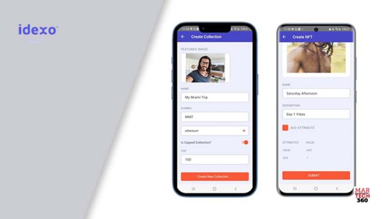 Idexo Releases New NFTMe Mobile App That Makes It Easy For Anyone to Turn Selfies Into NFTs and List Them for Sale with a Few Clicks