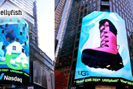 Jellyfish unveils innovative 3D DOOH for Deckers Brands’ UGG® in iconic New York City location