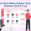 Social media analytics tools