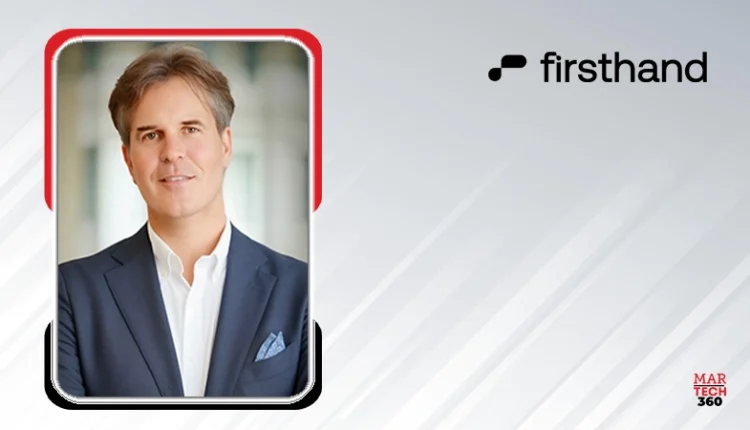 Firsthand Appoints Andrew Rutledge as Chief Revenue Officer